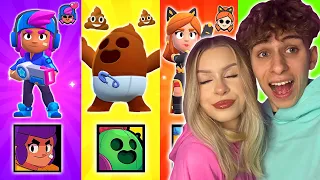 WYBIERAMY NAJLEPSZEGO SKINA do KAŻDEJ POSTACI w BRAWL STARS z TORIIM🥇