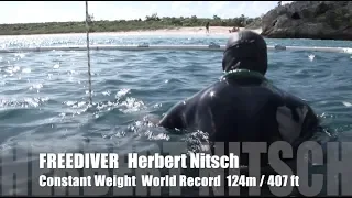 Freediver Herbert Nitsch - WR#31 2010 CWT 407 ft (124 m)