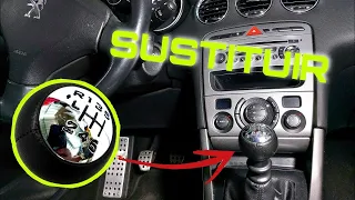 EASY! How to change gearshift knob on Peugeot 6 speed