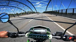 🟢🏍2023 KAWASAKI KLX300 Highway Drive Test | Can the KLX300 handle the highway?