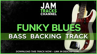 Funky Blues Bass Backing Track In Bb