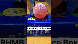 Red Hot Metal Ball Vs. Juice Box #experiment #1000degree #metalball #redhot #asmr #science #juice