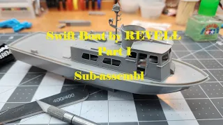 US Navy Swift Boat Mk. I by Revell, Part 1, Sub-assemblies