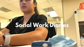 Social Work Diaries: 8hr shifts | few days in my life as a medical social worker