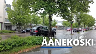 Rainy Summer Day Walk in Äänekoski, Finland (July 2023)