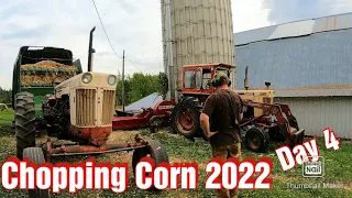 Chopping Corn 2022/Day 4/Filling an Upright Silo