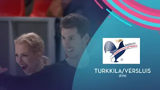 Turkkila/Versluis (FIN) | Ice Dance RD | Internationaux de France 2021  | #GPFigure