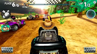 Beach Buggy Racing - All boss Battles - Same character - Game Play HD Part 2 Finish Racing