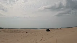 Silver Lake sand dunes Bronco takeover 2023. My 1st assault on Test Hill