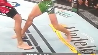 Conor Mcgregor actually breaks his leg moments before the horrifying full inversion.