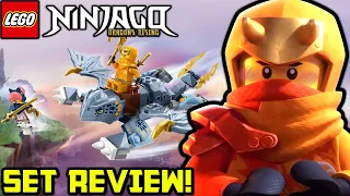 The CUTEST Ninjago Set Ever! 💙 Ninjago Dragons Rising Young Dragon Riyu Review! 71810