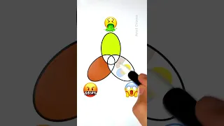 Satisfying color mixing Tiktok✨#relaxingart #shorts #coloring #drawing #mix #colors #mixing #viral