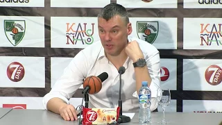 EuroLeague: Žalgiris Kaunas – AX Armani Exchange Olimpia Milan press conference