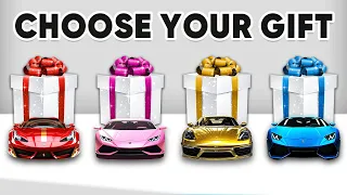 Choose Your Gift! 🎁 PINK, BLUE, RED, GOLD | Daily Quiz