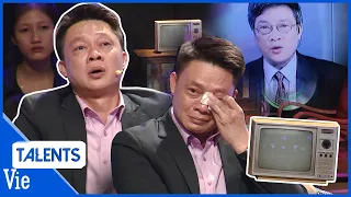 BTV Quang Minh khóc nghẹn nhớ về bố khi thấy chiếc TV đen trắng xuất hiện tại Ký Ức Vui Vẻ