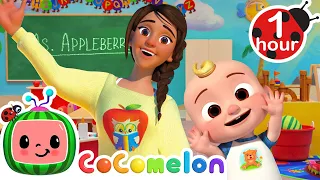 Teacher Song + MORE | @Cocomelon - 1 HOUR Nursery Rhymes | Home Learning for Kids