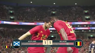 Scotland vs Belgium | PES 2019 PC