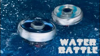 Beyblade Water Battle Grand Cetus WD145RS vs Grand Cetus T125RS!!! MFB ANIME IN REAL LIFE!