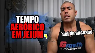 Quanto tempo de aerobico em jejum eu devo fazer diariamente?