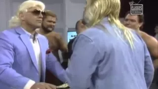 Four Horsemen Promo and Brawl with Michael Hayes NWA 1987