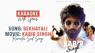 [ KaraOKE with Lyrics ] Bekhayali | Kabir Singh | Shahid Kapoor, Kiara Advani