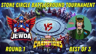 MCOC Stone Circle BG Tournament | Round 1 | Captain Jewda vs Council of Shur