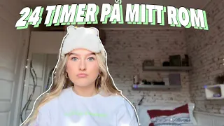 24 TIMER PÅ ROMMET MITT😱❤️