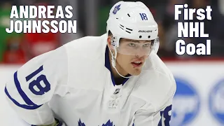 Andreas Johnsson #18 (Toronto Maple Leafs) first NHL goal Mar 17, 2018