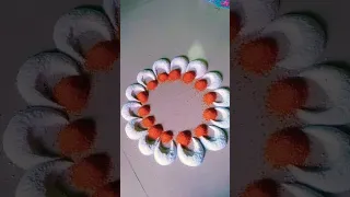 Simple Diwali rangoli design l दिवाली रंगोली डिजाइन l rangoli for diwali l deepavali rangoli designs