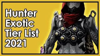 Destiny 2: The Best and Worst Hunter Exotics - Armor Tier List 2021
