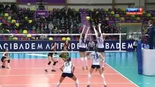 Волейбол / Женщины / Лига Чемпионов 2015-2016 / Азеррейл (Азербайджан) - Динамо ( Россия)