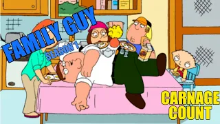 Family Guy Season One (1999) Carnage Count