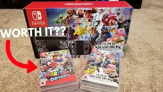 Trading In My ENTIRE Switch Collection... How Much Will GAMESTOP Pay Me??