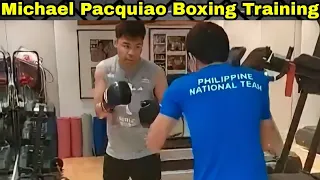 MICHAEL PACQUIAO Boxing Training | Paghahanda sa Unang Amature Fight | Masmalakas Kay Jimuel?