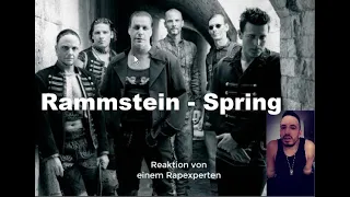 Rammstein - Spring (lyrics) live Reaction von einem Rapexperten