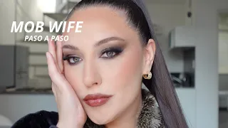 Tutorial de maquillaje MOB WIFE 🖤 ¡Paso a Paso!