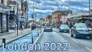 London 4k HDR | Driving Tour - Sunday Afternoon - London 2022 Uk 🇬🇧