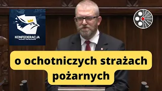 Grzegorz Braun - o ochotniczych strażach pożarnych