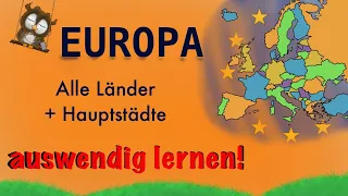 europäische Länder und Hauptstädte lernen