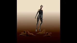 SuperHero landing - animation and rigging made in moho