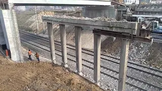 Демонтаж конструктивних елементів Гаївського моста