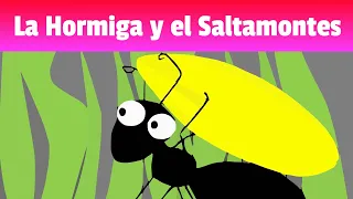 BONITO Cuento Infantil de Buenas Noches: La Hormiga y el Saltamontes