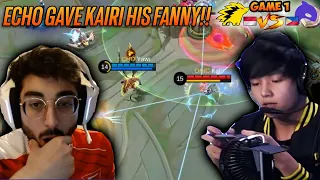 Did Echo forgot to Ban FANNY? | ECHO vs ONIC ID GAME 1 | Mobile Legends