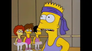 Bart Simpson does ballet