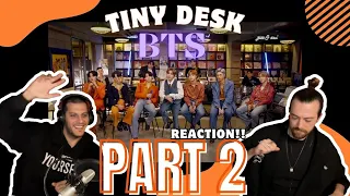BTS 'Tiny Desk'  PART 2 -REACTION - FOUND BIAS ALREADY?   |  Twin Musicians React