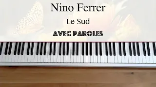 Nino Ferrer - Le Sud (avec paroles) - Piano