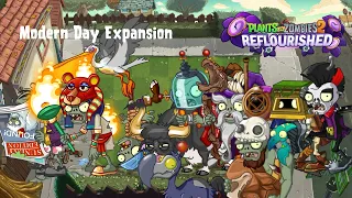 PvZ 2 Reflourished: Modern Day Expansion - All Levels (35-50)