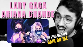 A ARIANA NÃO SABE O QUE É LIMITE! RAIN ON ME AO VIVO! (ANÁLISE/REACT)