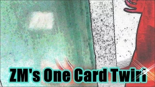 ZM's One Card Twirl tutorial/fácil - cardistry(ZM's One Card Twirl tutorial/easy - cardistry)