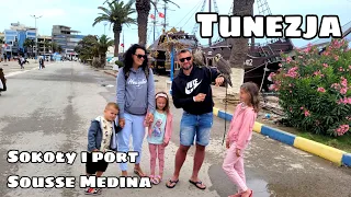 Sokoły i port - Sousse Medina Tunezja w maju